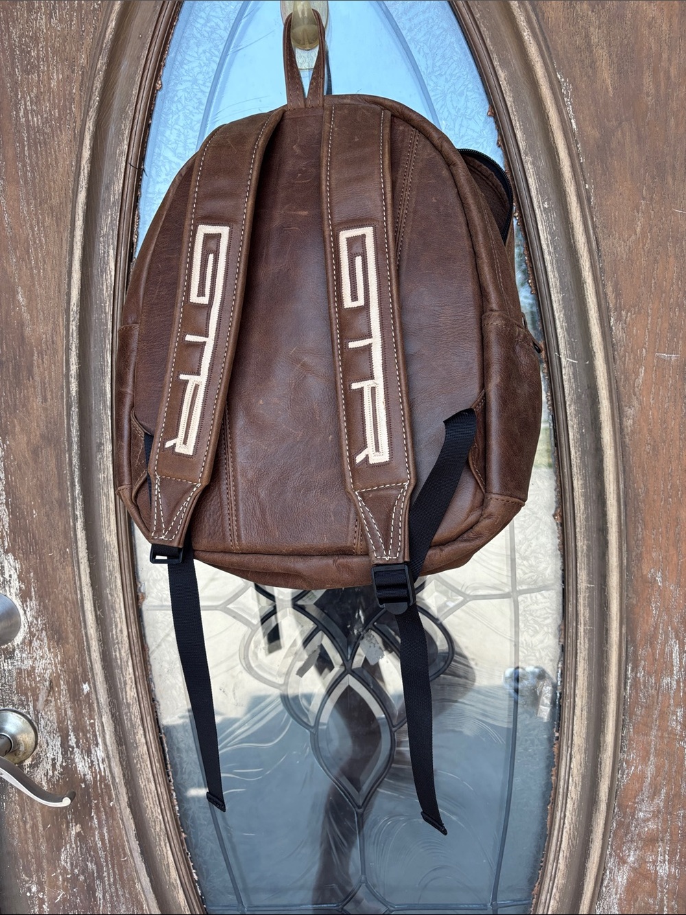 Genuine leather GTR backpack!